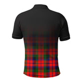 McNaughten Tartan Crest Polo Shirt - Thistle Black Style